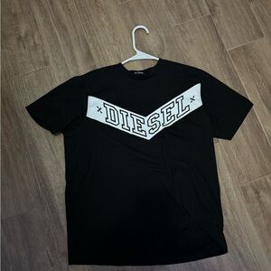 Diesel Black and White Logo T-Shirt